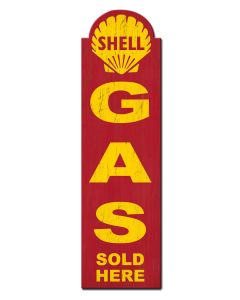 Shell Gas Sold Here Grunge, Featured Artists/Shell, Plasma, 8 X 30 Inches