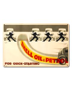 Shell Oil For Quick Starting, Featured Artists/Shell, Satin, 18 X 12 Inches