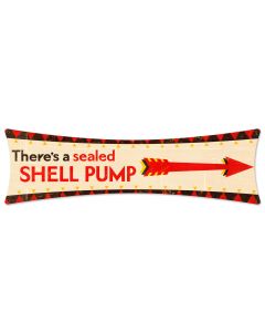 Shell There Seal Shell Pump Grunge, Featured Artists/Shell, Bowtie, 27 X 8 Inches