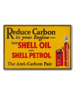 Reduce Carbon Shell Oil Petrol, Featured Artists/Shell, Satin, 18 X 12 Inches