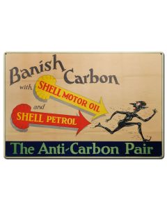 Banish Carbon Shell Motor Oil, Featured Artists/Shell, Satin, 36 X 24 Inches