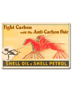 Shell Oil Petrol Fight Carbon, Featured Artists/Shell, Satin, 24 X 16 Inches