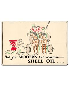 But modern Lubrication Shell Oil, Featured Artists/Shell, Satin, 36 X 24 Inches