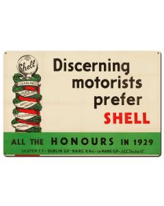 Discerning Motorist Prefer Shell, Featured Artists/Shell, Satin, 36 X 24 Inches