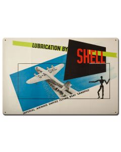 Lubrication Shell imperial Airways Empire, Featured Artists/Shell, Satin, 24 X 16 Inches