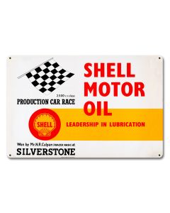 Shell Motor Oil Leadership Lubrication, Featured Artists/Shell, Satin, 18 X 12 Inches