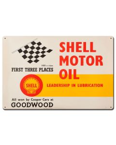Shell Motor Oil First Three Places, Featured Artists/Shell, Satin, 24 X 16 Inches