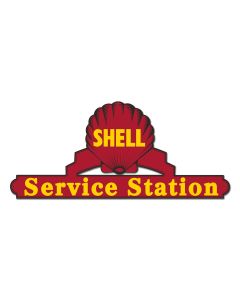 Shell Service Station Red, Featured Artists/Shell, Plasma, 24 X 11 Inches
