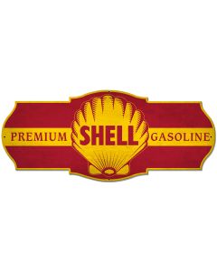 Premium Shell Gasoline Grunge, Featured Artists/Shell, Plasma, 27 X 11 Inches