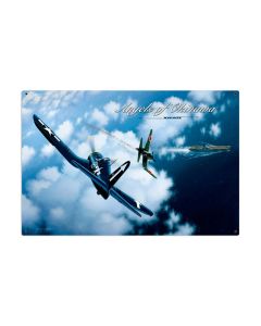 Angels of Okinawa, Aviation, Metal Sign, 36 X 24 Inches