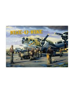 Nine O Nine, Aviation, Metal Sign, 36 X 24 Inches
