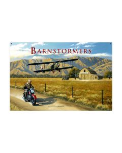 Barnstormer, Aviation, Metal Sign, 36 X 24 Inches