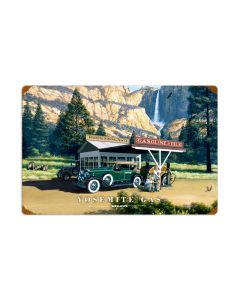Yosemite Gas, Automotive, Vintage Metal Sign, 24 X 16 Inches