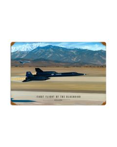Flight of the Blackbird, Aviation, Vintage Metal Sign, 24 X 16 Inches