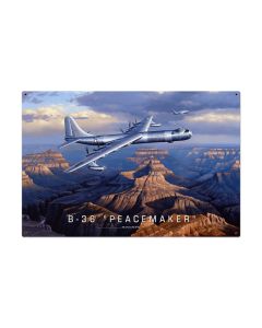 B36 Peacemaker, Aviation, Metal Sign, 36 X 24 Inches