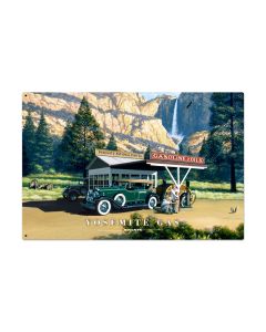 Yosemite Gas, Automotive, Metal Sign, 36 X 24 Inches
