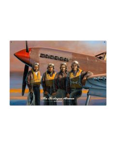 Tuskegee Airmen, Aviation, Metal Sign, 36 X 24 Inches
