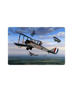 Mitchells Air Armada, Aviation, Vintage Metal Sign, 18 X 12 Inches