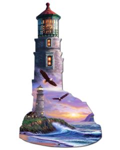 Lighthouse Puzzle, Featured Artists/Shell, PLASMA , 12 X 20 Inches