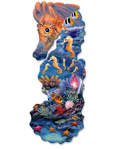 Seahorse Shape, Featured Artists/Shell, PLASMA , 14 X 34 Inches