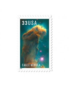 Eagle Nebula, Aviation, Custom Metal Shape, 15 X 24 Inches