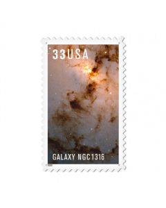 Galaxy NGC1316, Aviation, Custom Metal Shape, 15 X 24 Inches