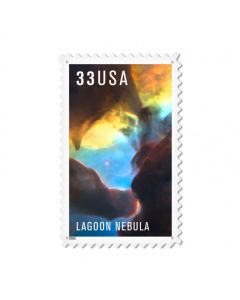 Lagoon Nebula, Aviation, Custom Metal Shape, 15 X 24 Inches