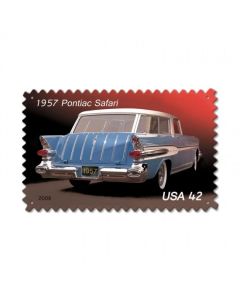 1957 Pontiac Safari, Automotive, Vintage Metal Sign, 16 X 24 Inches