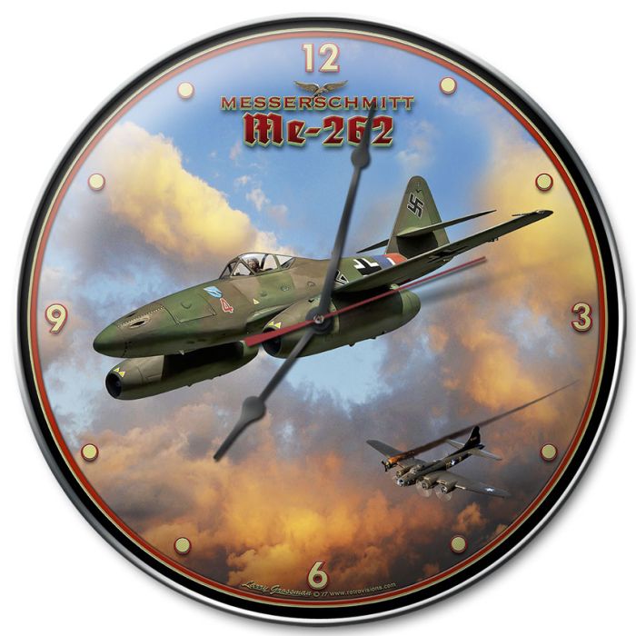 Me 262 Jet Military Metal Sign 1 Wall Art 14 X Inches - Military Metal Wall Art